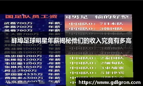 蚌埠足球明星年薪揭秘他们的收入究竟有多高